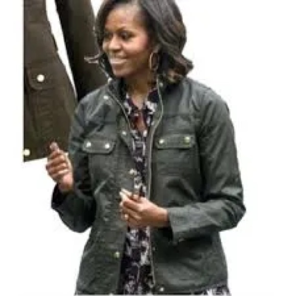 J.Crew Relaxed Boyfriend Field Jacket Camo Green Gray Medium - Picture 2 of 8